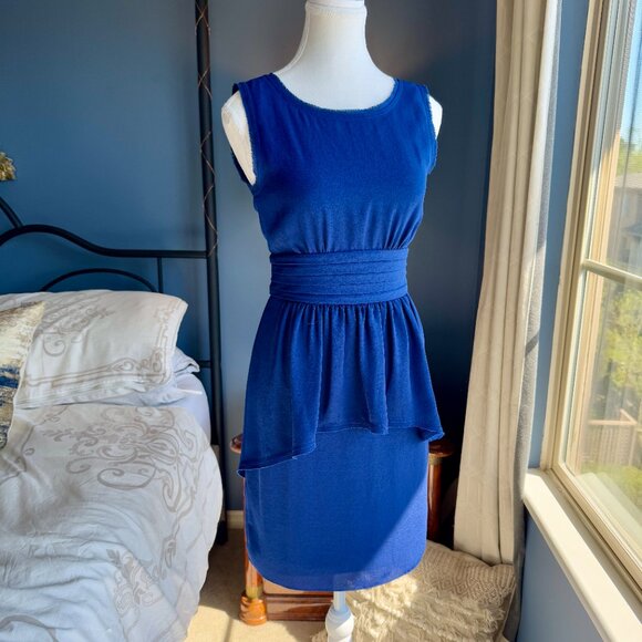 BCBG Max Azria Royal Blue Dress - Picture 2 of 12